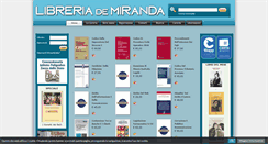 Desktop Screenshot of libreriademiranda.it