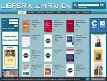 Tablet Screenshot of libreriademiranda.it